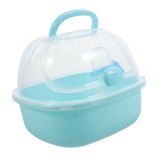 Toddmomy Hamsterkäfig Tragbarer Hamster-reisetransporter Tragbarer Hamster-reisekäfig Mäusekäfig Meerschweinchen Träger Rattenträger Tragbare Transportbox Für Hamster Sky-Blue Pp Toddmomy Hamsterkäfig Tragbarer Hamster-reisetransporter Tragbarer Hamster-reisekäfig Mäusekäfig Meerschweinchen Träger Rattenträger Tragbare Transportbox Für Hamster Sky-Blue Pp von Toddmomy