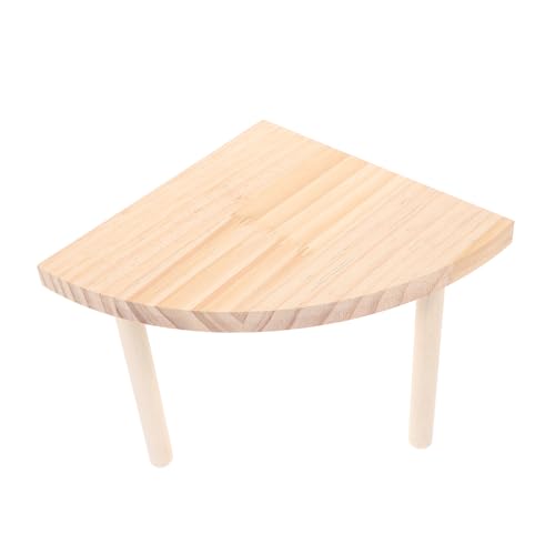 Toddmomy Hamster Plattform Spielzeug aus Holz Stabile Klettern Plattform für Kleine Haustiere für Hamster Chinchillas und Kleintiere Platzsparend Robust und Vielseitig Einsetzbar von Toddmomy