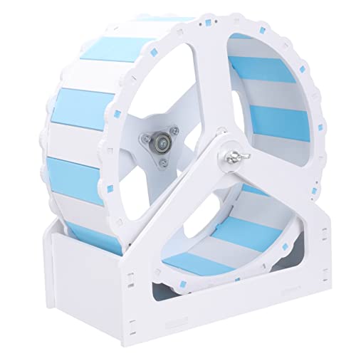 Toddmomy Hamsterrad für Kleine Haustiere Geräuschloses Laufrad für Hamster Mäuse Stabiler Stand für Interaktion und Bewegung im Käfig Transparentes Design von Toddmomy