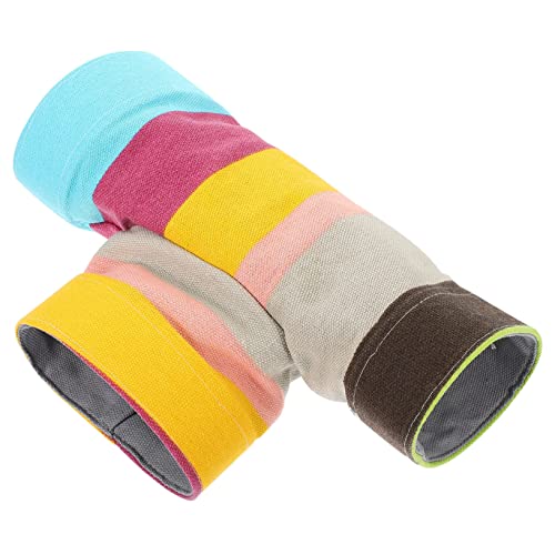 Toddmomy Hamsterspieltunnel Hamster hamsterspielzeug Guinea Pig Tunnel Toy Canvas Tunnel Toy Hamsterröhrenhaus Haustier lustiges Tunnelspielzeug Hamster-Tunnel- Segeltuch von Toddmomy