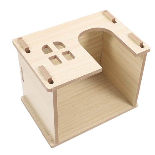Toddmomy Meerschweinchenbett Aus Holz Versteck und Futterplatz Rattenholzversteck für Toddmomy Meerschweinchenbett Aus Holz Versteck und Futterplatz Rattenholzversteck für von Toddmomy
