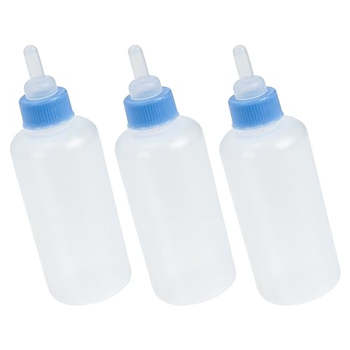 Toddmomy Katzen-stillflaschen-Set 3-teilig Futterflaschen-Set für Haustiere Fütterungszubehör für Kätzchen und Welpen von Toddmomy