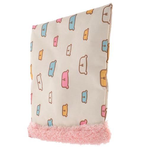 Toddmomy Warmer Haustier Schlafsack für Kleine Tiere Hamster Nest Wickeldecke 23X18cm Weiche und Gemütliche Schlafmatte von Toddmomy