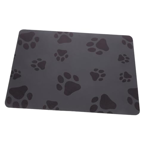 Toddmomy Haustier Tischset Trinkpad Für Hunde Tischset Für Futternapf Tischsets Für Hundenapf Trinkpad Für Katzen Pfote Dickes Haustier-tischset Faltbar Matte Kieselalgenschlamm-pu-Haut von Toddmomy