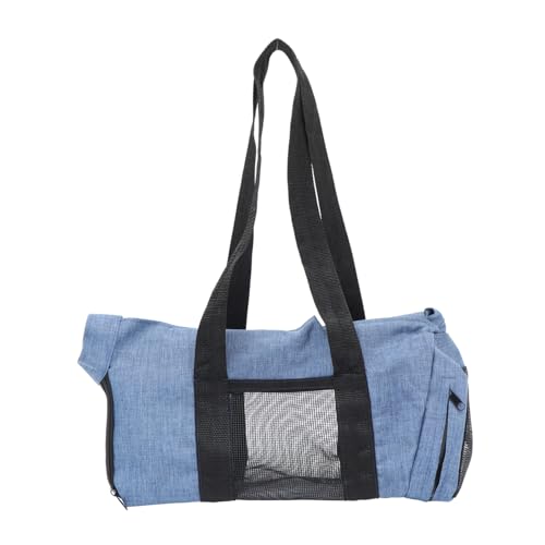 Toddmomy Haustier Tragetasche für Katzen und Hunde Atmungsaktive Transporttasche für Nagelpflege und Tierpflege für Outdoor Aktivitäten und Reisen Blau Tragbar und Langlebig von Toddmomy