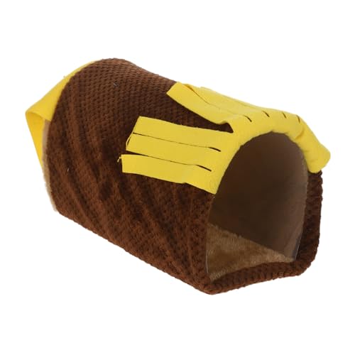 Toddmomy Haustier verstecktes Haus Hase Schlafschlauch Hamsterschutzhaus Hamsterruhebett Ruhetunnel für kleine Haustiere Hamster Tunnelhaus Hamsterversteck Tunnel Plüsch Kaffee Toddmomy Haustier verstecktes Haus Hase Schlafschlauch Hamsterschutzhaus Hamsterruhebett Ruhetunnel für kleine Haustiere Hamster Tunnelhaus Hamsterversteck Tunnel Plüsch Kaffee von Toddmomy
