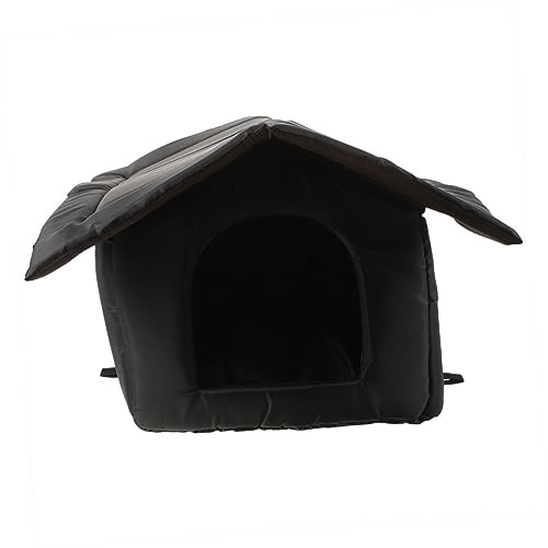 Toddmomy Haustierbett Hundehütten Outdoor-katzenhaus Für Den Winter Höhlenbett Für Haustiere Wetterfestes Katzenhaus Für Den Winter Oxford-Stoff Haustierhaus Hündchen von Toddmomy