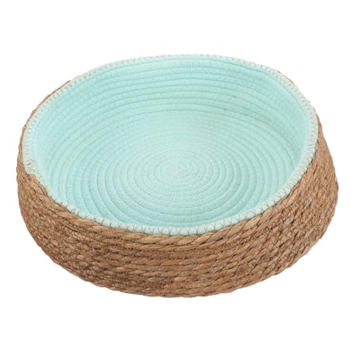 Toddmomy Haustierbett aus Rattan pet Bed haustierfeldbett katzenbetg cat Bed hundbetten Welpenruhehaus Ästhetisches Hundebett Hängematte geflochtenes katzenbett Katze schlafnest Grasweide Toddmomy Haustierbett aus Rattan pet Bed haustierfeldbett katzenbetg cat Bed hundbetten Welpenruhehaus Ästhetisches Hundebett Hängematte geflochtenes katzenbett Katze schlafnest Grasweide von Toddmomy