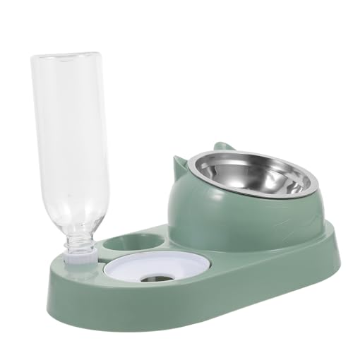 Toddmomy Automatischer Haustier-Futter Und Wasserspender Stabiler Plastiknapf Für Kleine Hunde rutschfeste Futterschale Mit Edelstahl-schüssel Für Zuhause Und Unterwegs Praktisch Und Toddmomy Automatischer Haustier-Futter Und Wasserspender Stabiler Plastiknapf Für Kleine Hunde rutschfeste Futterschale Mit Edelstahl-schüssel Für Zuhause Und Unterwegs Praktisch Und von Toddmomy