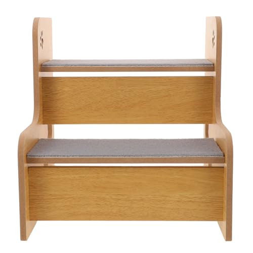 Toddmomy Haustiertreppe für kleine Hunde und Katzen – rutschfeste Treppe, Bettcouch, Nicht aus Metall – multifunktionale Trittleiter für Hunde und Welpen von Toddmomy