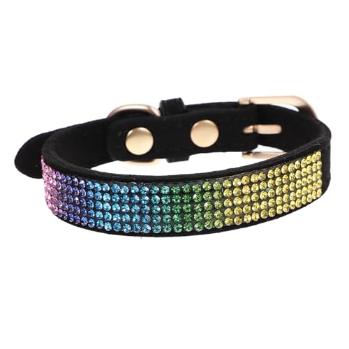 Toddmomy Hautfreundliches Haustierhalsband Katzenhalsband Mit Strass Katze Kätzchen-Kragen Welpe Zubehör Für Glocke Klein Samt Toddmomy Hautfreundliches Haustierhalsband Katzenhalsband Mit Strass Katze Kätzchen-Kragen Welpe Zubehör Für Glocke Klein Samt von Toddmomy
