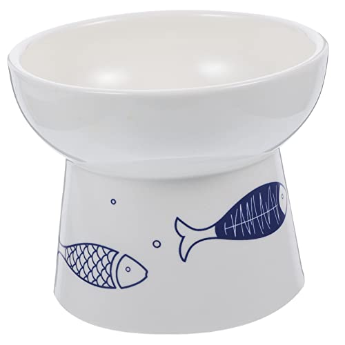 Toddmomy Hochwertige Keramiksäule Für Katzen rutschfeste Katzenschale Mit Elegantem Design Für Tägliche Fütterung Kätzchen Und Kleine Katzen von Toddmomy