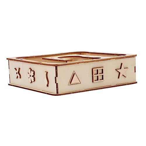 Toddmomy Hölzernes Hamster Labyrinth Für Kleintiere Aus Naturholz Sicher Für Hamster Und Mäuse Zur Stressreduktion Und Verbesserung Wohlbefindens von Toddmomy