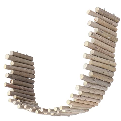 Toddmomy Hamster Holz Zaun Spielzeug Kleines Haustier Kauspielzeug Selbstgemacht Hamsternestzaun Beißspielzeug für Chinchillas Lebensmittelechtes Holz Installieren von Toddmomy