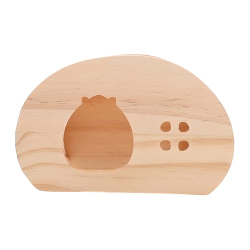 Toddmomy Holz Hamster Hütte Mit Treppe Versteckhaus Für Chinchillas Und Hamster Sicheres Schlafhaus Gemütliches Nagerhaus Für Kleintiere Für Innenräume Und Spielplätze von Toddmomy