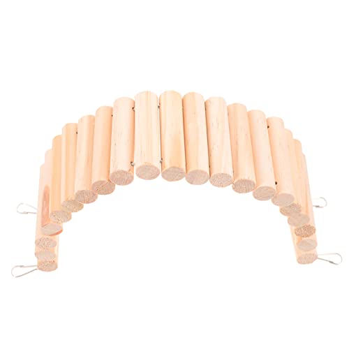 Toddmomy Holz Hamster Lange Brücke Für Hamster Und Meerschweinchen Holz Käfigleiter Trainingsspielzeug Für Kleintiere Und Sicher Toddmomy Holz Hamster Lange Brücke Für Hamster Und Meerschweinchen Holz Käfigleiter Trainingsspielzeug Für Kleintiere Und Sicher von Toddmomy