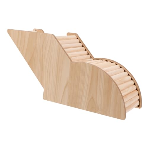Toddmomy Hamster Klettern Versteck Hamsterversteck aus Biegsamem Holz für Kleintiere Tunnelspielzeug für Hamster Mäuse und Meerschweinchen von Toddmomy