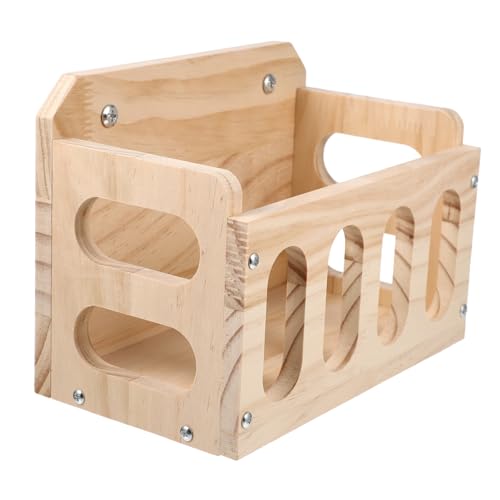 Toddmomy Holzhasenfuttermittel Einstellbarer Heuraufe für Meerschweinchen und Chinchillas Stabiler Futterbehälter aus Langlebigem Holz für Sauberes und Frisches Futter Toddmomy Holzhasenfuttermittel Einstellbarer Heuraufe für Meerschweinchen und Chinchillas Stabiler Futterbehälter aus Langlebigem Holz für Sauberes und Frisches Futter von Toddmomy