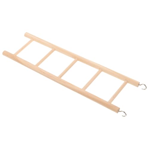 Toddmomy Holzleiter Für Kleine Kletterspielzeug Für Wellensittiche Papageien Und Hamster Aus Massivem Holz Zubehör Für Käfig Sicheres von Toddmomy