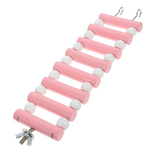 Toddmomy Holzleiter für Kleintiere Sicheres Kletterspielzeug für Hamster und Ratten Glatte Oberfläche Vielseitige Hängebrücke und Kletterleiter Geeignet für Zwerghamster und Syrische Toddmomy Holzleiter für Kleintiere Sicheres Kletterspielzeug für Hamster und Ratten Glatte Oberfläche Vielseitige Hängebrücke und Kletterleiter Geeignet für Zwerghamster und Syrische von Toddmomy