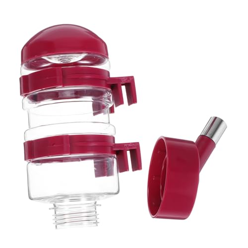 Toddmomy Hunde Automatische Trinkwassermaschine Hängende Wasserflasche Trinksystem für Haustiere Wasserflasche für Katzen Automatischer Wasserspender Hunde trinkflasche Rostfreier Stahl rot Toddmomy Hunde Automatische Trinkwassermaschine Hängende Wasserflasche Trinksystem für Haustiere Wasserflasche für Katzen Automatischer Wasserspender Hunde trinkflasche Rostfreier Stahl rot von Toddmomy