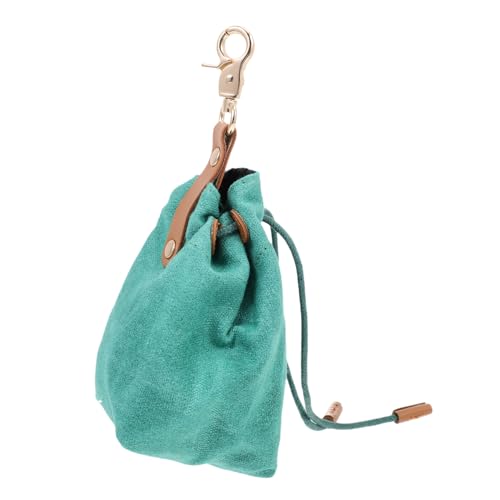 Toddmomy Hundefutterspeicherbeutel Hundebeutel Hundebehandlung Halter Hündchen Leckereien Snackbeutel Für Das Hundetraining Tasche Behandeln Tiernahrungstasche Segeltuch Grün von Toddmomy