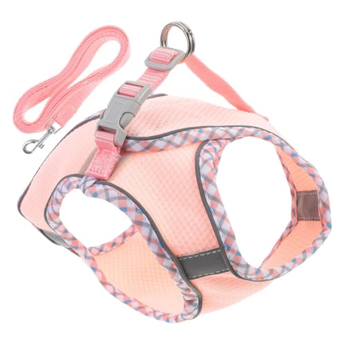 Toddmomy Hundegeschirr Leicht Verstellbar aus Reflektierend Tragbar für Kleine Hunde und Welpen Modisches No Pull Trainingsgeschirr für Komfortables Gassigehen XXS Rosa Toddmomy Hundegeschirr Leicht Verstellbar aus Reflektierend Tragbar für Kleine Hunde und Welpen Modisches No Pull Trainingsgeschirr für Komfortables Gassigehen XXS Rosa von Toddmomy