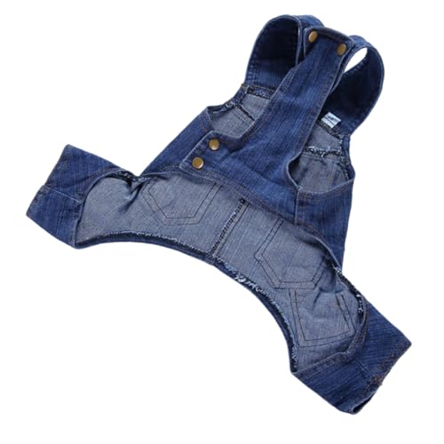 Toddmomy Hundekleidung Jeans Latzhose für Kleine Hunde Modische Hundehose mit Trägern Sicherer Bequemlichkeit Knopfverschluss für Spaziergänge Joggen und Outdoor aktivitäten XXL Toddmomy Hundekleidung Jeans Latzhose für Kleine Hunde Modische Hundehose mit Trägern Sicherer Bequemlichkeit Knopfverschluss für Spaziergänge Joggen und Outdoor aktivitäten XXL von Toddmomy