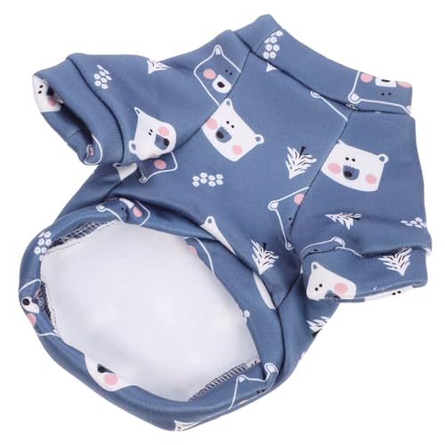 Toddmomy Pet Wintermantel Für Kleine Hunde Und Katzen Warmes Fleece Süßes Design Für Kalte Jahreszeiten Einfach Anzuziehen Schützende Hundekleidung Für Haustiere Blaues Bärenmuster s Toddmomy Pet Wintermantel Für Kleine Hunde Und Katzen Warmes Fleece Süßes Design Für Kalte Jahreszeiten Einfach Anzuziehen Schützende Hundekleidung Für Haustiere Blaues Bärenmuster s von Toddmomy