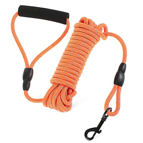 Toddmomy Hundetrainingsleine Seil Mit Griff 6 M Länge Für Mittelgroße Und Große Hunde Reflektierend Für Bei Nacht Toddmomy Hundetrainingsleine Seil Mit Griff 6 M Länge Für Mittelgroße Und Große Hunde Reflektierend Für Bei Nacht von Toddmomy