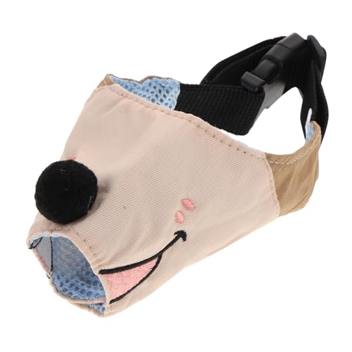Toddmomy Maulkorb Für Kleine Und Mittelgroße Hunde Canvas-Material Verstellbar Atmungsaktiv Verhindert Bellen Und Unkontrolliertes Fressen Zum Spazierengehen Für Training von Toddmomy