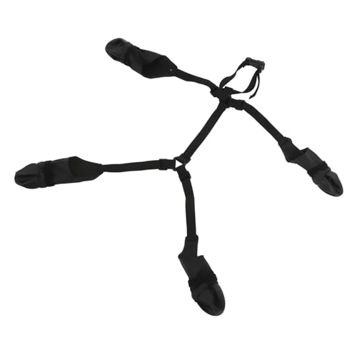 Toddmomy Hundepfotenschutz wasserdichte Hundeschuhe mit Verstellbaren Trägern rutschfeste Wanderstiefel für Kleine und Mittelgroße für Winterspaziergänge im Freien von Toddmomy