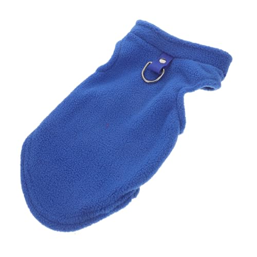 Toddmomy Fleece Hundeweste Für Kleine Und Mittelgroße Hunde Warme Ärmellose Jacke Für Herbst Und Winter Weiche Und Bequeme Haustierkleidung Modisches Design Für von Toddmomy