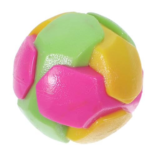 Toddmomy Hundespielzeug Molar Ball Interaktiver Kauspielzeugball für Welpen Verschleißfestes Gummimaterial für Training und Zahnpflege Zufällige Farben Zufällige Farbe von Toddmomy