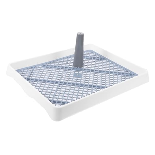 Toddmomy Hundetoilette Mesh-haustiertoilette Für Innenbereich Kunststoff-welpentoilette Hundetöpfchen Tablett Halter Für -Pads von Toddmomy