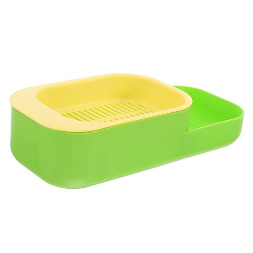 Toddmomy Hydroponische Katzengras Pflanzbox Praktische Doppellagige Anzuchtbox für Soilloses Pflanzen Grüner Cat Grass Container für Haushalt Einfache Pflege Erde Sonnige Geeignet von Toddmomy