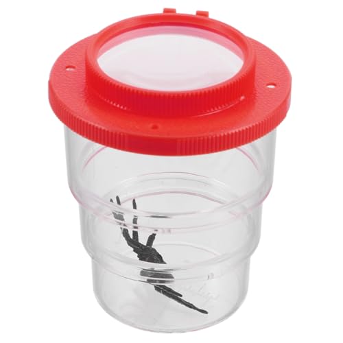 Toddmomy Insektenbeobachtungs Käferfänger Set Lernspielzeug Für Outdoor Entdecker Set Kunststoff Käferglas Insektenbehälter Käfig Lupe Insektenspielzeug Für von Toddmomy