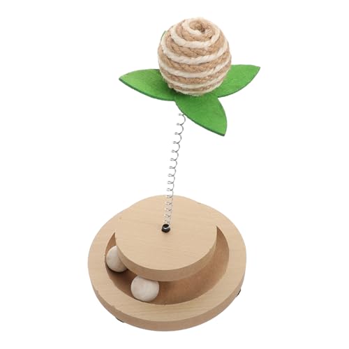 Toddmomy Interaktiver Katzen-Plattenspieler Mit Spring Sisal Ball Kätzchen Spielzeug Interaktiver Tumbler Für Katzen Selbstpackung Teaser Innenhilfe Von Haustieranreicherung Langlebig Und Toddmomy Interaktiver Katzen-Plattenspieler Mit Spring Sisal Ball Kätzchen Spielzeug Interaktiver Tumbler Für Katzen Selbstpackung Teaser Innenhilfe Von Haustieranreicherung Langlebig Und von Toddmomy