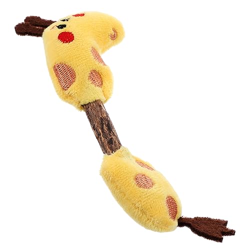 Toddmomy Interaktives Katzen aus Silvervine mit Plüsch Giraffe Multifunktionales Kauspielzeug zur Bindung zwischen Haustier und Halter Wohnungskatzen Toddmomy Interaktives Katzen aus Silvervine mit Plüsch Giraffe Multifunktionales Kauspielzeug zur Bindung zwischen Haustier und Halter Wohnungskatzen von Toddmomy