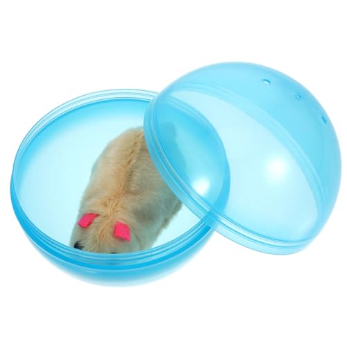 Toddmomy Hamster Spielzeug Laufball Spielzeug Elektronisches Katzenspielzeug Interaktives Haustierspielzeug Automatischer Beweglicher Ball Für Katzen Batterie Notwendigkeit von Toddmomy