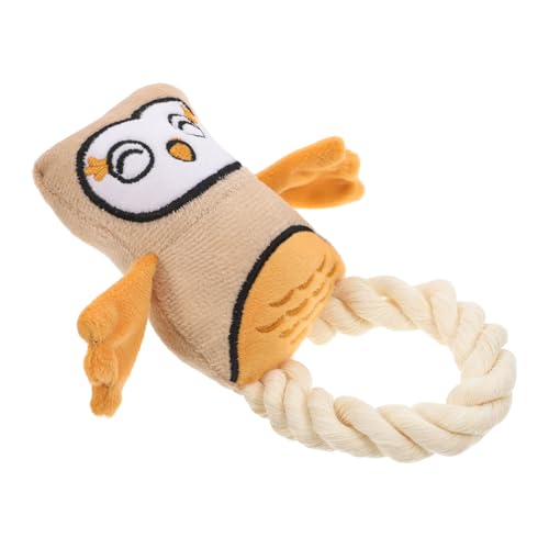 Toddmomy Plüsch-quietsch-Eule Hundespielzeug Interaktives Plüsch-quietsch-hundespielzeug Baumwollseil Für Aggressive Toddmomy Plüsch-quietsch-Eule Hundespielzeug Interaktives Plüsch-quietsch-hundespielzeug Baumwollseil Für Aggressive von Toddmomy