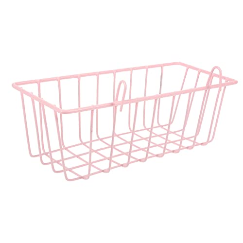 Toddmomy Kaninchen Heuraufe Futterkorb Hamsterkäfig Ratte Fressregal Für Lebensmittel Meerschweinchen-käfigmatte Heufresser Kaninchen Feeder-Tasche Hasenfutterstelle Hey Schmiedeeisen Rosa von Toddmomy