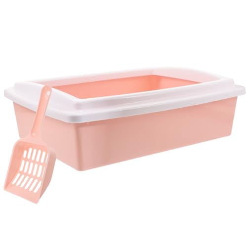 Toddmomy Kasten Katzentoilette katzentoillette litterbox großes katzenklo trashcan geschlossenes katzenklo klein drinnen Tablett halb Wurf Kätzchen saubere Toilette kätzchentoilette pp Rosa Toddmomy Kasten Katzentoilette katzentoillette litterbox großes katzenklo trashcan geschlossenes katzenklo klein drinnen Tablett halb Wurf Kätzchen saubere Toilette kätzchentoilette pp Rosa von Toddmomy