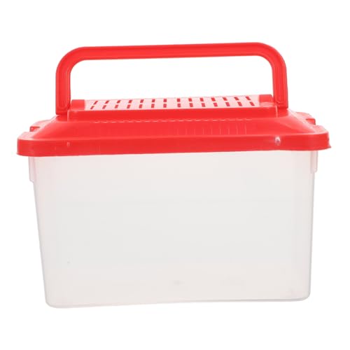 Toddmomy Transparenter Handheld-aquariumbehälter Für Schildkröten Und Kleine Haustiere Tragbarer Kunststoff-fischtank Für Sicheren Transport Pflege Von Reptilien Und Kleinen Fischen Toddmomy Transparenter Handheld-aquariumbehälter Für Schildkröten Und Kleine Haustiere Tragbarer Kunststoff-fischtank Für Sicheren Transport Pflege Von Reptilien Und Kleinen Fischen von Toddmomy