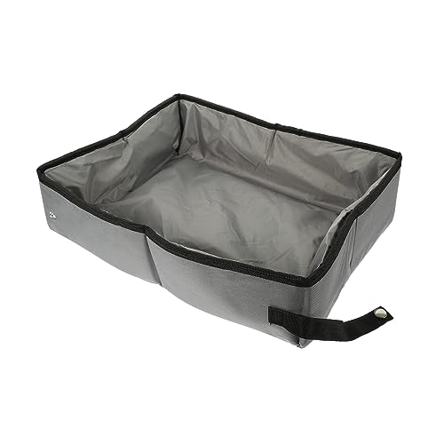 Toddmomy Kasten Wasserdichtes Katzenstreubecken Selbst Katzentablett Tragbar Reisen Katzenpfanne Container Wurf Für Bedeckt Außen Hoch Haustier Klein Wasserdichtes Futter Grey Toddmomy Kasten Wasserdichtes Katzenstreubecken Selbst Katzentablett Tragbar Reisen Katzenpfanne Container Wurf Für Bedeckt Außen Hoch Haustier Klein Wasserdichtes Futter Grey von Toddmomy