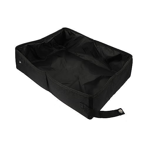 Toddmomy Kasten Wasserdichtes Katzenstreubecken dustbin katzentoiletten katzenstreu behälter Katzenklo trashcan mit klein Sandhalter für Katzen Katzensandbehälter 600d Oxford-Stoff Black Toddmomy Kasten Wasserdichtes Katzenstreubecken dustbin katzentoiletten katzenstreu behälter Katzenklo trashcan mit klein Sandhalter für Katzen Katzensandbehälter 600d Oxford-Stoff Black von Toddmomy