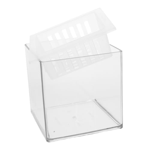 Toddmomy Aquariumbecken Quadratisch Durchsichtiges Behälter-fischaquarium Wasserpflanzenbecken Aus Kunststoff Für Schreibtisch von Toddmomy