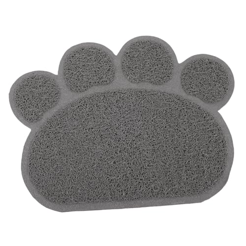 Toddmomy Katze Katzenstreu Matte Katzenklo Matte Kratzfest rutschfest Katzentoilette für Haustier Futter und Wasserbereich Hitze und Kältebeständig Leicht zu Reinigen von Toddmomy