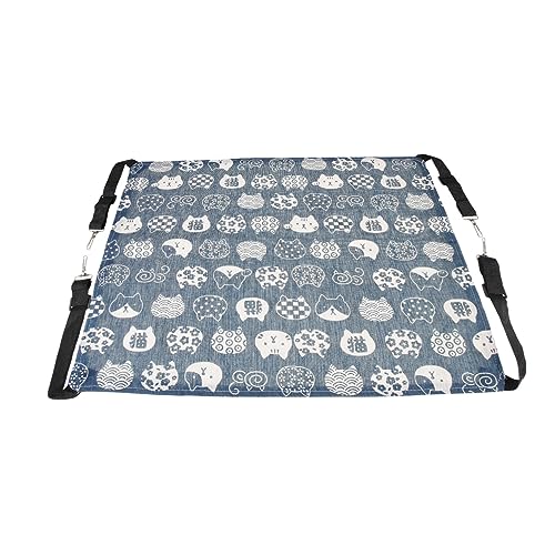 Toddmomy Katze hängendes Hängemattenbett Katzenhängematten Haustier Katzenhängematte für Käfig groß mit katzenhöhle pet Bed Multifunktionales Katzenschlafbett Rattenhängematte Schleife Blue Toddmomy Katze hängendes Hängemattenbett Katzenhängematten Haustier Katzenhängematte für Käfig groß mit katzenhöhle pet Bed Multifunktionales Katzenschlafbett Rattenhängematte Schleife Blue von Toddmomy