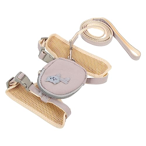 Toddmomy Katzen Geschirr Mit Leine Verstellbares Kätzchen Geschirr Atmungsaktives Katzenharness Für Sicheres Spazierengehen Rucksack Leine Für Katzen Und Kleine Toddmomy Katzen Geschirr Mit Leine Verstellbares Kätzchen Geschirr Atmungsaktives Katzenharness Für Sicheres Spazierengehen Rucksack Leine Für Katzen Und Kleine von Toddmomy